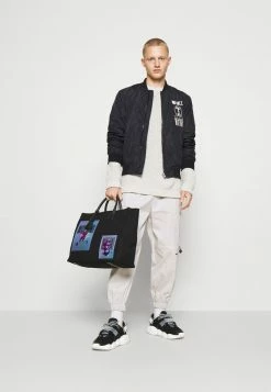 MOSCHINO Bomber Jacket - Black -MOSCHINO SHOP 97a24125e92f4b4799947234452f018d