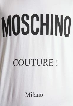 MOSCHINO Print T-shirt - White -MOSCHINO SHOP 97c3074cd004448da0428b4165ed1887