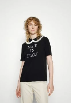 MOSCHINO BLOUSE - Print T-shirt - Fantasy Black -MOSCHINO SHOP 989910fdd5b84c8fb0e6a2125ed6fdd2