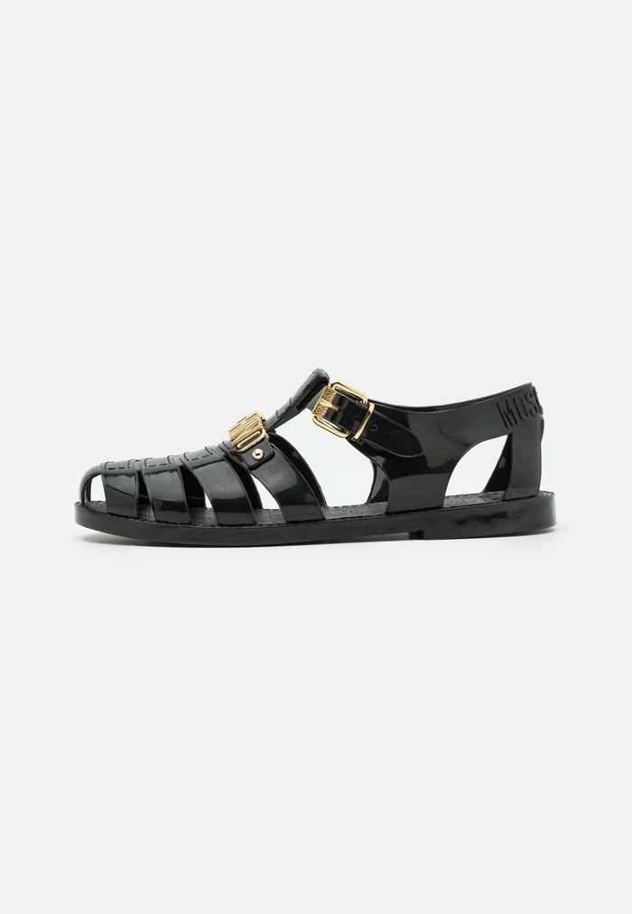MOSCHINO Pool Slides - Nero 1 MOSCHINO Pool Slides - Nero