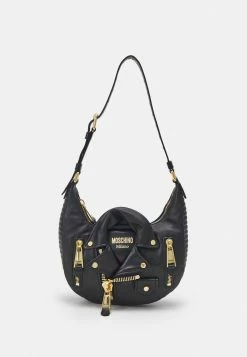 MOSCHINO BIKER BAG SHOULDER BAG - Handbag - Fantasy Print Black