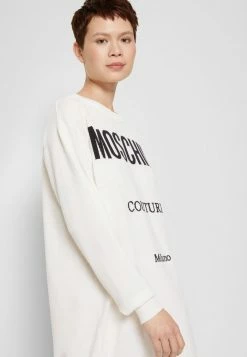 MOSCHINO INSTITUTIONAL - Jumper Dress - White -MOSCHINO SHOP 9a71fc2c731a4cd8be9c6e08f561a90e