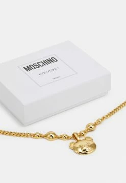 MOSCHINO NECKLACE - Necklace - Shiny Gold-coloured -MOSCHINO SHOP 9a74d9fd72fd4f2aa77d1a0a90426eb7