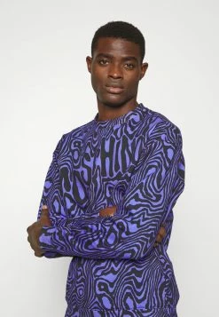 MOSCHINO Sweatshirt - Black/blue -MOSCHINO SHOP 9a9bb35cfdbc463bb6263f7e7f8afa04