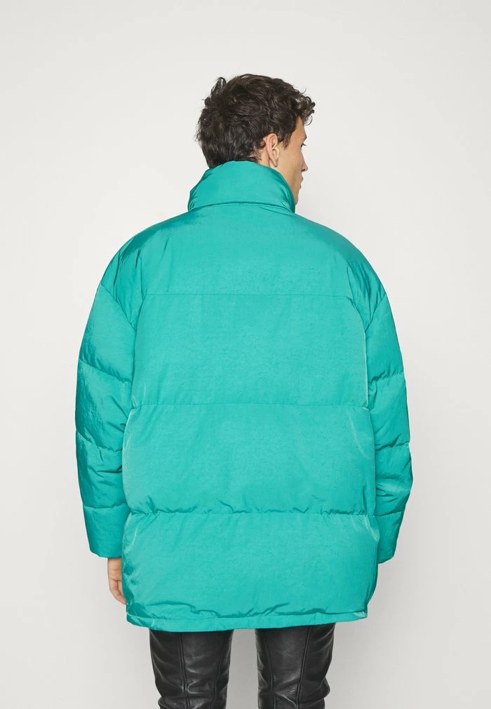 MOSCHINO LONG JACKET - Light Jacket - Fantasy Green 4 MOSCHINO LONG JACKET - Light Jacket - Fantasy Green - Image 4