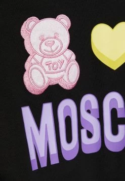 MOSCHINO HOODED ADDITION UNISEX - Sweatshirt - Black -MOSCHINO SHOP 9b722d69ec7a45958c439e19756633e3