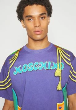 MOSCHINO Print T-shirt - Fantasy Blue -MOSCHINO SHOP 9bdd1714e3c84f4f97ec0a186450c6ab