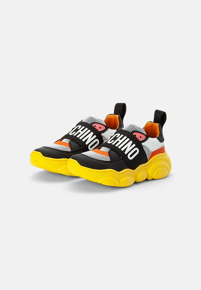MOSCHINO UNISEX - Trainers - White/black/orange/white 2 MOSCHINO UNISEX - Trainers - White/black/orange/white - Image 2