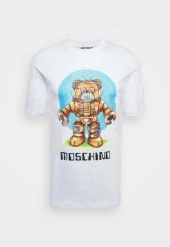 MOSCHINO Print T-shirt - Fantasy White -MOSCHINO SHOP 9c2b469fca48432798553a25eac00628