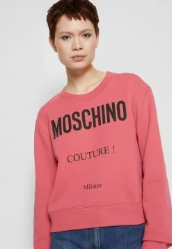 MOSCHINO INSTITUTIONAL LOGOS - Sweatshirt - Fucsia -MOSCHINO SHOP 9c6973155a7a4deeb309511247ac4a28