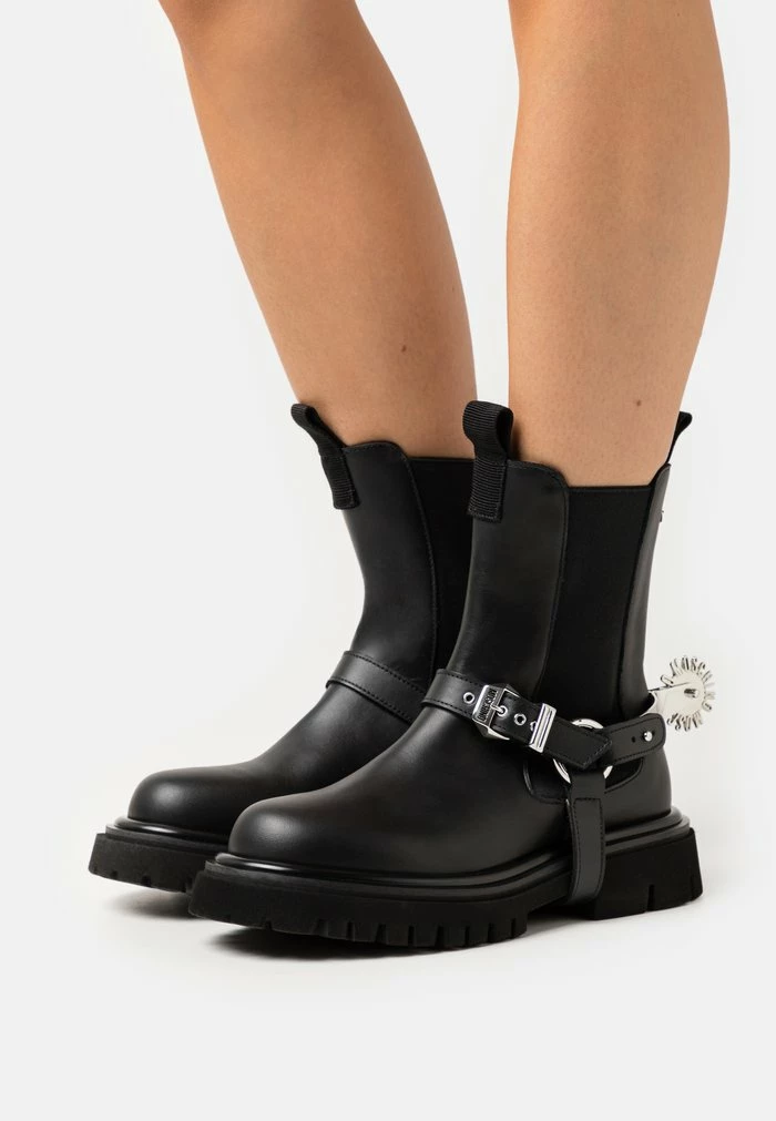 MOSCHINO Cowboy/biker Ankle Boot - Fantasy Color 1 MOSCHINO Cowboy/biker Ankle Boot - Fantasy Color
