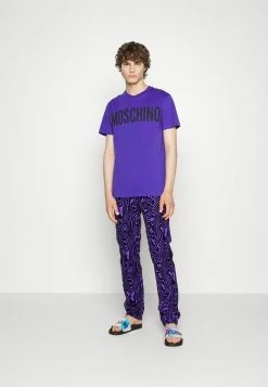 MOSCHINO Print T-shirt - Blue -MOSCHINO SHOP 9d0a10d220ee4d26a8df92ddefcb8092