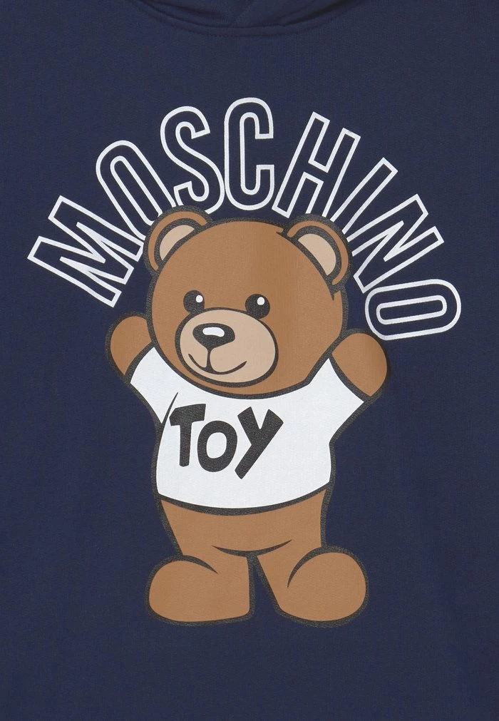 MOSCHINO HOODED ADDITION UNISEX - Sweatshirt - Navy Blue 3 MOSCHINO HOODED ADDITION UNISEX - Sweatshirt - Navy Blue - Image 3