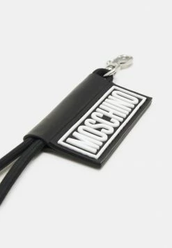 MOSCHINO Keyring - Black -MOSCHINO SHOP 9d24ef3ca35045d5a8583b286e10bbb5