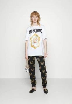 MOSCHINO Print T-shirt - White -MOSCHINO SHOP 9e78e18361634dcd9a92a63623538d9a