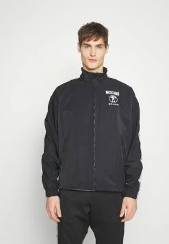 MOSCHINO OUTERWEAR - Training Jacket - Black -MOSCHINO SHOP 9e897157802144b4a0414fa71d806426