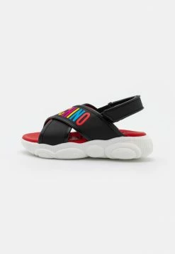 MOSCHINO UNISEX - Sandals - Black/multicolor