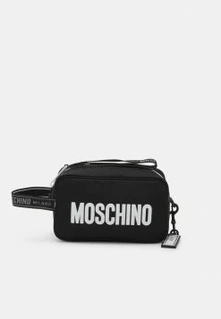 MOSCHINO RECYCLE UNISEX - Wash Bag - Fantasy White