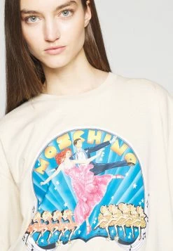 MOSCHINO HOLLYWOOD MUSICAL - Print T-shirt - Ivory -MOSCHINO SHOP 9f631d0233504215b0928c1c42e472c8