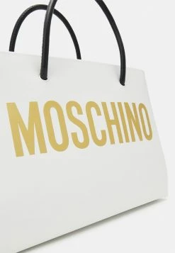 MOSCHINO SHOULDER BAG - Tote Bag - White -MOSCHINO SHOP 9fa6ff21af8942b6a69bac062df43816