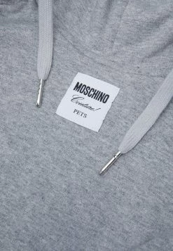 MOSCHINO DOG HOODED JACKET - Other Accessories - Grey -MOSCHINO SHOP a0036f872bab449fb004fa36ebd1fd64
