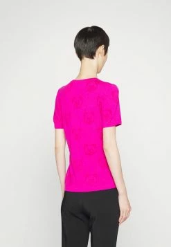 MOSCHINO ICONIC BEAR - Print T-shirt - Pink -MOSCHINO SHOP a028374943e04461b9a1bd5069988b63