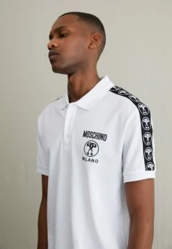 MOSCHINO UPPER BODY GARMENT - Polo Shirt - Fantasy White -MOSCHINO SHOP a12e916a8335488897e41b5490d94819