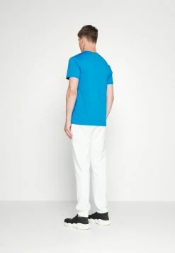 MOSCHINO Print T-shirt - Blue -MOSCHINO SHOP a1dc0958ef7549d4849f11b9fb9b3ffa