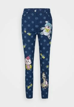 MOSCHINO ANIMAL PATCHES - Slim Fit Jeans - Blue Denim 12 MOSCHINO ANIMAL PATCHES - Slim Fit Jeans - Blue Denim -MOSCHINO SHOP a1e5609202c145419a068c0c1a62f8b1
