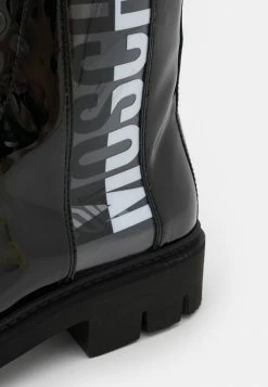 MOSCHINO Lace-up Ankle Boots - Nero -MOSCHINO SHOP a21390720ddd4de98b6031558402c5d0