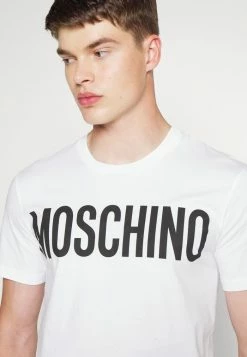 MOSCHINO Print T-shirt - White -MOSCHINO SHOP a2699572b19c4e8289c3cdca7a516a9a
