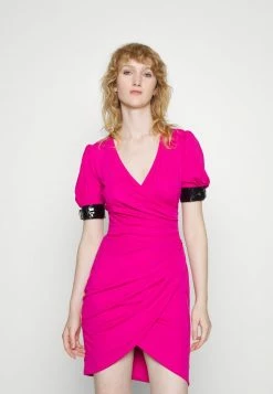 MOSCHINO BONDAGE BUCKLE - Jersey Dress - Violet -MOSCHINO SHOP a46bf692c57e4e58a7ec0f82964f9292