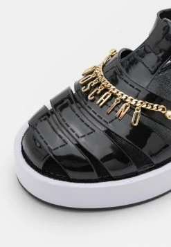 MOSCHINO Platform Sandals - Nero -MOSCHINO SHOP a4a67739b4354be2abff27ca4f9eca0f