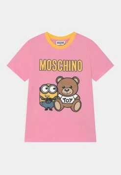 MOSCHINO X MINIONS - Print T-shirt - Sweet Pink