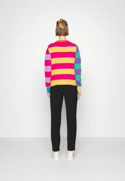 MOSCHINO COLOR BLOCK - Jumper - Yellow/orange/purple -MOSCHINO SHOP a625badef5d4405598202f7144a97a3d