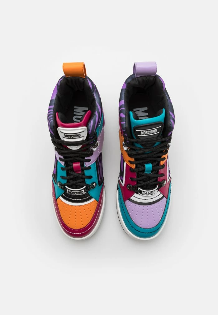 MOSCHINO High-top Trainers - Fantasy Color 4 MOSCHINO High-top Trainers - Fantasy Color - Image 4
