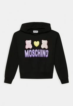MOSCHINO HOODED ADDITION UNISEX - Sweatshirt - Black