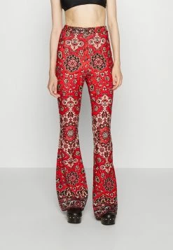 MOSCHINO TROUSERS - Trousers - Red