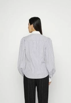 MOSCHINO BLOUSE - Button-down Blouse - White -MOSCHINO SHOP a7ad803f94e14bab81922f27705c96ea
