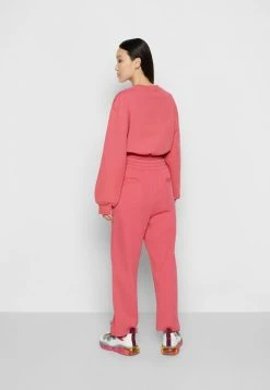 MOSCHINO LOGO - Tracksuit Bottoms - Fucsia -MOSCHINO SHOP a7be3074f0014484adb61a9c6dd5bd0e