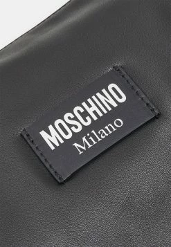 MOSCHINO SHOULDER BAG UNISEX - Across Body Bag - Black -MOSCHINO SHOP a7f148f235fd4c52b98553c2e132eb49