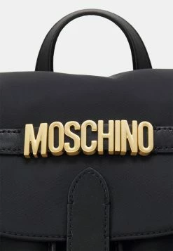 MOSCHINO LETTERING BACK PACK - Rucksack - Black -MOSCHINO SHOP a93033df3e654dd09d69bd99580bce95