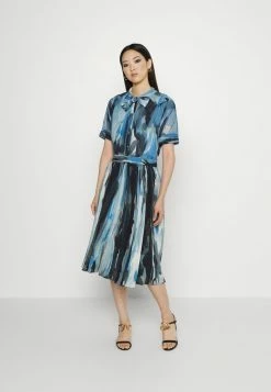 MOSCHINO UNITARD - Shirt Dress - Light Blue