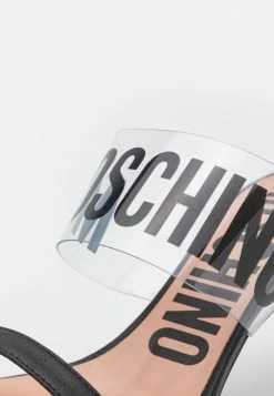 MOSCHINO Heeled Mules - Nero -MOSCHINO SHOP ab1991950e7841ddb9a75f731711fc40