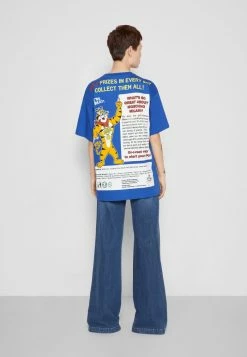 MOSCHINO Print T-shirt - Blue -MOSCHINO SHOP ab22ac0425dd49a183201db28c300203