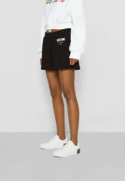 MOSCHINO INSTITUTIONAL LOGOS - Shorts - Black 9 MOSCHINO INSTITUTIONAL LOGOS - Shorts - Black -MOSCHINO SHOP ad6b96ed43d04067a8629cb95cbd663f