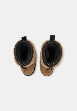 MOSCHINO TEDDY BEAR DETAIL - Winter Boots - Black/brown -MOSCHINO SHOP adb1c7bba3ca4258b4968453ad407244