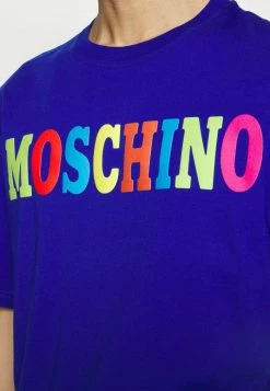 MOSCHINO Print T-shirt - Fantasy Light Blue -MOSCHINO SHOP ae0b227f901e4ba3bdabedc5d024ccaf