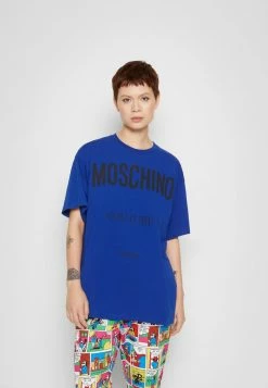 MOSCHINO INSTITUTIONAL - Print T-shirt - Light Blue -MOSCHINO SHOP ae1fa3615e3744b28968b97874d6d6ad