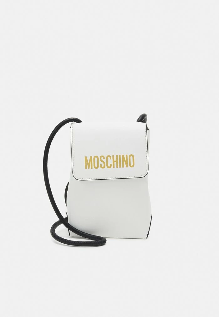 MOSCHINO SHOULDER BAG - Phone Case - Fantasy White 1 MOSCHINO SHOULDER BAG - Phone Case - Fantasy White